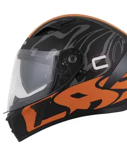 Cassida Orbit Multivers čierna matná/oranžová/šedá/biela XL (61-62)
