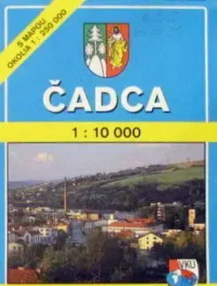 Čadca 1:10 000 Mapa mesta