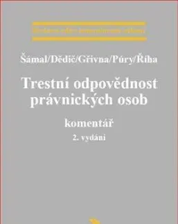 Trestní odpovědnost právnických osob 2. vydání
