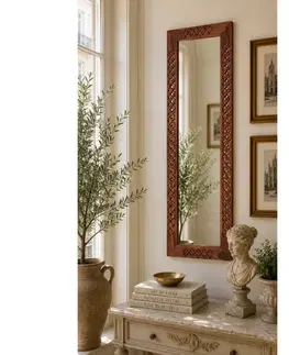 Zrkadlo Mira 60x170 indický masív palisander