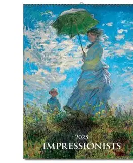 Nástenný kalendár Impressionists 2025