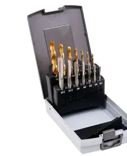 Kinekus Závitník HSS +vrták HSSTiN M3-M12mm, 14dielna sada