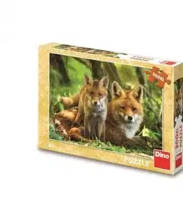 Puzzle Líška s mláďatkom 300 XL Dino - Dino Toys