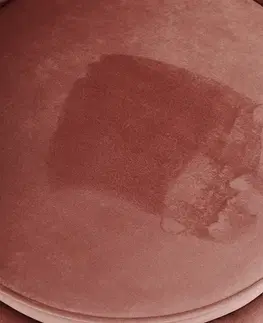KONDELA Noblin kreslo ružová (Velvet) / zlatá
