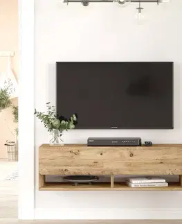 závesný TV stolík FREY 13, farba borovica