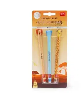 Legami Sada gumovacích pier Savannah 3 ks EXTRAORDINARY STATIONERY