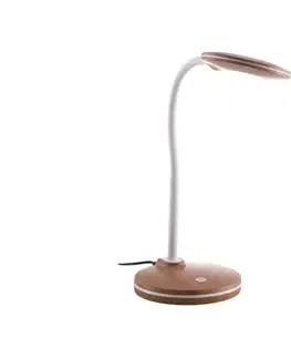 Globo 52290146 - LED dotyková stolná lampa CARMEN LED/4,6W/230V hnedá 52290146