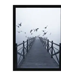 Dekoria Obraz Foggy Lake II 30x40cm, 30 x 40 cm