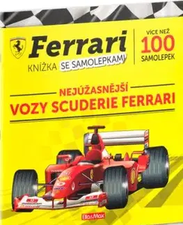 FERRARI, vozy Scuderie – Kniha samolepek - Sergio Ardiani, Sergio Ardiani