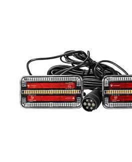  SADA 2x LED Svetlo na prívesný vozík s dynamickým blinkrom LED/12-24V IP65 TT.12024DI