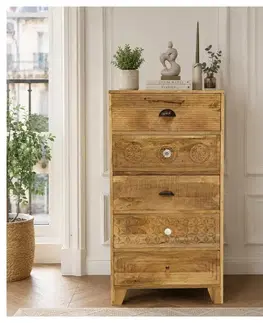 Komoda Manu 60x120x45 indický masív mango