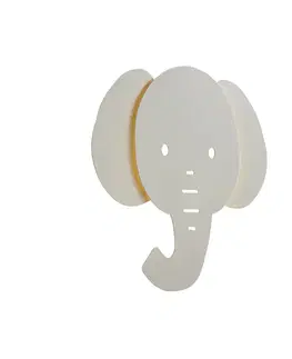 Detská nástenná lampa béžová vrátane LED 3-stupňové stmievanie - Ellie the Elephant