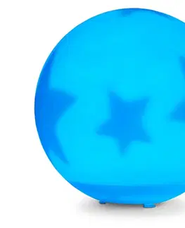 Solárna svetelná guľa s hviezdami a LED meniacimi farbu, veľká