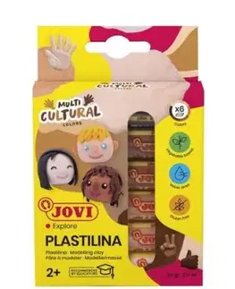 JOVI plastelína multikultúra 6x15 g