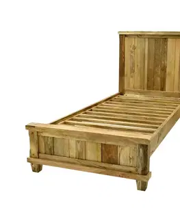 Posteľ Devi 90x200 indický masív mango