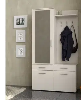 KONDELA Levito predsieň biela