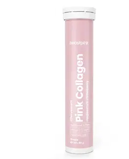 BeastPink Šumivý Pink Collagen 20 tab. jahodová malina