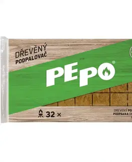PE - PO Drevený podpaľovač 32 ks podpalení