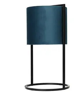 Dekoria Stolová lampa Santos Blue 45cm, 25 x 45 cm