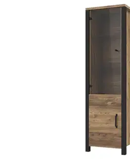VITTO moderná vysoká vitrína 05