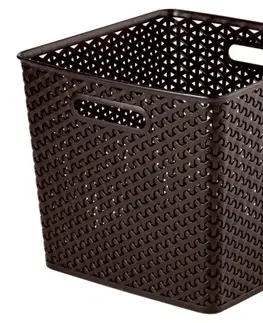 CURVER Box MY STYLE štvorcový | hnedý