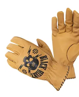 W-TEC Black Heart Skull Gloves čierna - L