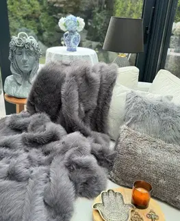 Přehoz na pohovku Lolita 150x100 - Anthracite