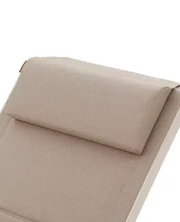 DEOKORK Kovové lehátko LISABON (ivory)