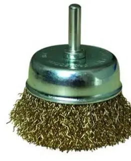 EXTOL CRAFT Kartáč hrnčekový ocel.drôt so stopkou 50mm