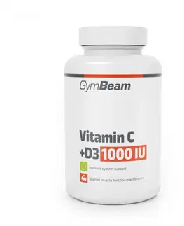 GymBeam Vitamín C + D3 1000 IU