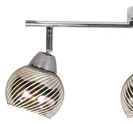 Nástenná LED páska 3X10W E14 chróm FORT