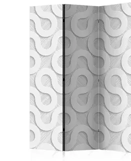 Paraván Grey Spirals Dekorhome