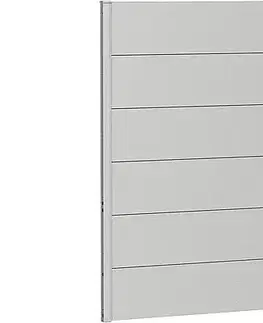 Biohort Zástena na ochranu súkromia BIOHORT - výška 137 cm (strieborná metalíza) 96 × 137 × 4,4 cm