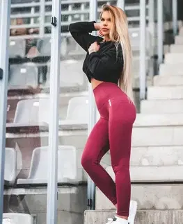 Boco Wear Burgund Plain Push Up ružová - XS/S