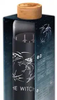 Sklenená fľaša s návlekom Zaklínač 580 ml