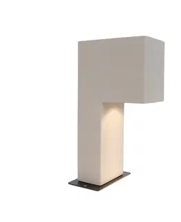 Moderný vonkajší stĺpik sivý 35cm IP44 - Pompei