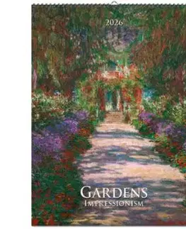 Nástenný kalendá 2026 Gardens Impressionism