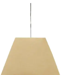 Závesná stropná lampa 1X60W E27 krémová ŠTANDARD