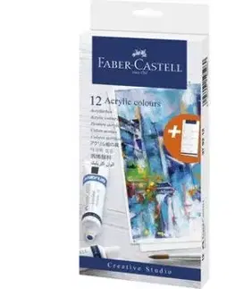Akrylové farby Faber-Castell 12 ks x 20 ml
