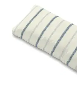 Dekoria Poťah na vankúš Karlstad 67x30cm, svetlo a tmavomodrý pásik na svetlobéžovom podklade, Poťah na vankúš Karlstad 67 x 30 cm, Avinon, 129-66