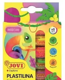 JOVI plastelína neonové farby 6x15 g