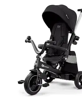 KINDERKRAFT SELECT - Detská trojkolka 5v1 EASYTWIST Premium čierna KREASY00BLK0000