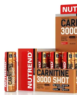 Carnitine 3000 Shot - Nutrend 20 x 60 ml. Jahoda