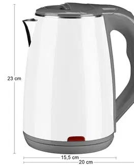 NABBI Ervin rýchlovarná kanvica 1,8 l biela