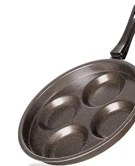 Banquet Panvica na 4 lievance GRANITE Brown, 24 cm