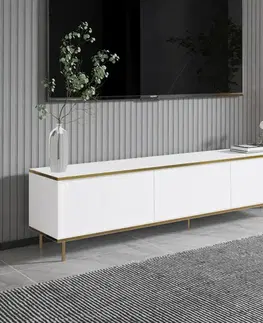 TV stolík Imaj - White, Gold