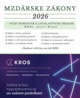 Mzdárske zákony 2026