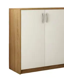  ANES komoda 3D2S, dub sonoma/biela