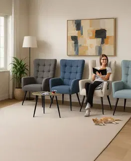 Relaxačné kreslo 315 BLUE2, tmavomodrá