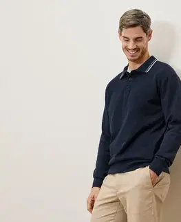 Mikina s polo golierom